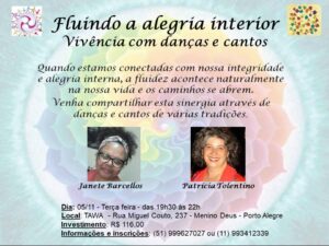 Fluindo a Alegria Interior - Evento em 05/11/2019 - Porto Alegre